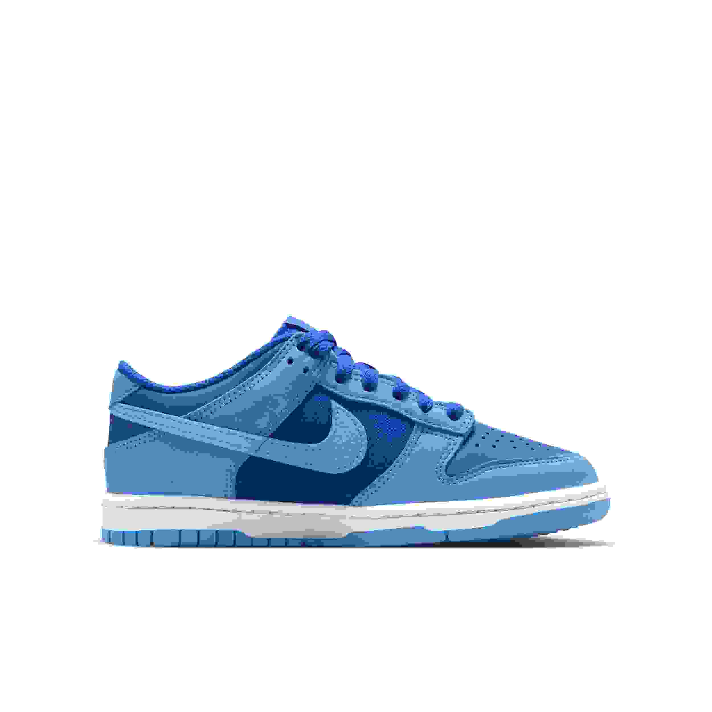 Nike Dunk Low SE Grade School Boys' "Game Royal/White/University Blue" Shoe